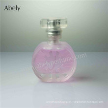 Botellas de perfume de vidrio con decoración de glaseado
